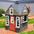 outdoor play set wooden backyard game house play house set with eco-friendly accessories