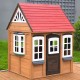 Promotion Wooden Doll houses Luxurious Wooden Playhouse Outdoor Role Play house